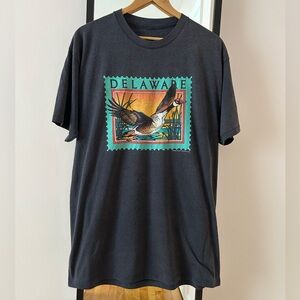 Vintage 1988 Delaware Goose 🪿 nature souvenir tee shirt Southern Silk Screen Inc